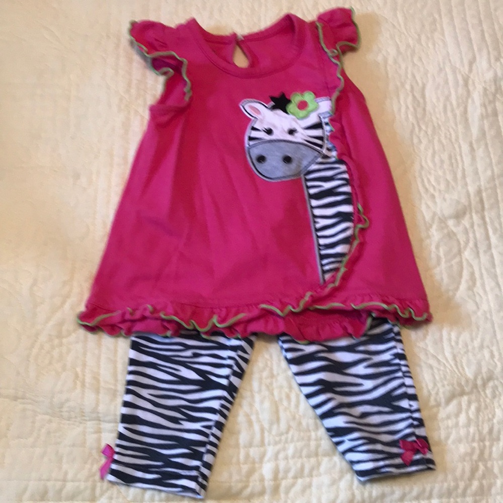 Zebra Capri Set